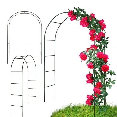 Kukkakaari - metallinen puutarha pergola Sonet