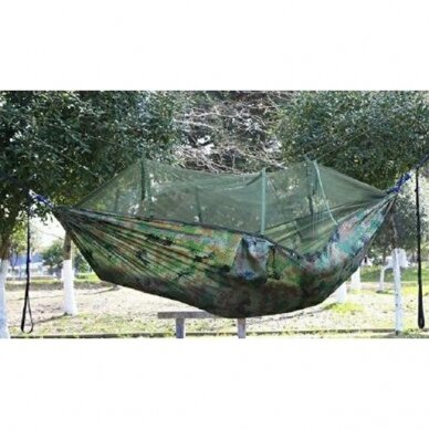 Hammock with insect net ACTIVE SUMMER CAMOUFLAGE 260x140cm 200kg 3