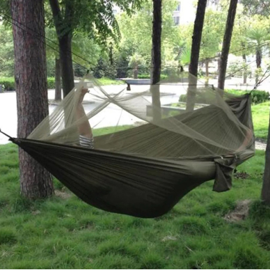 Hängematte mit Fliegengitter ACTIVE SUMMER CAMOUFLAGE 260x140cm 200kg 6