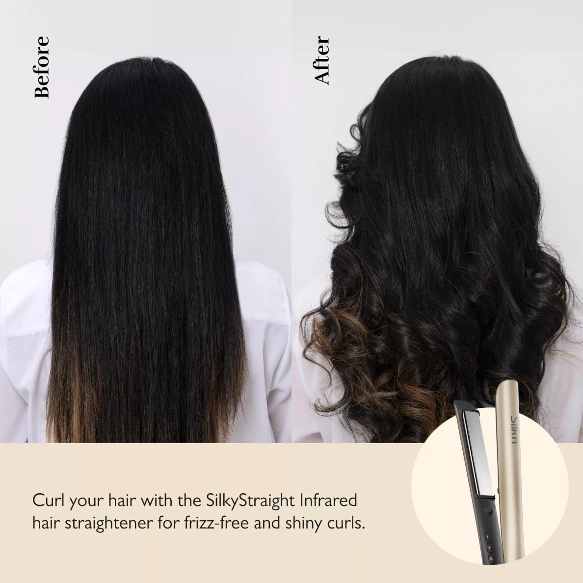 Infrared hair straightener SilkyStraight 8 Infrared hair straightener SilkyStraight 8
