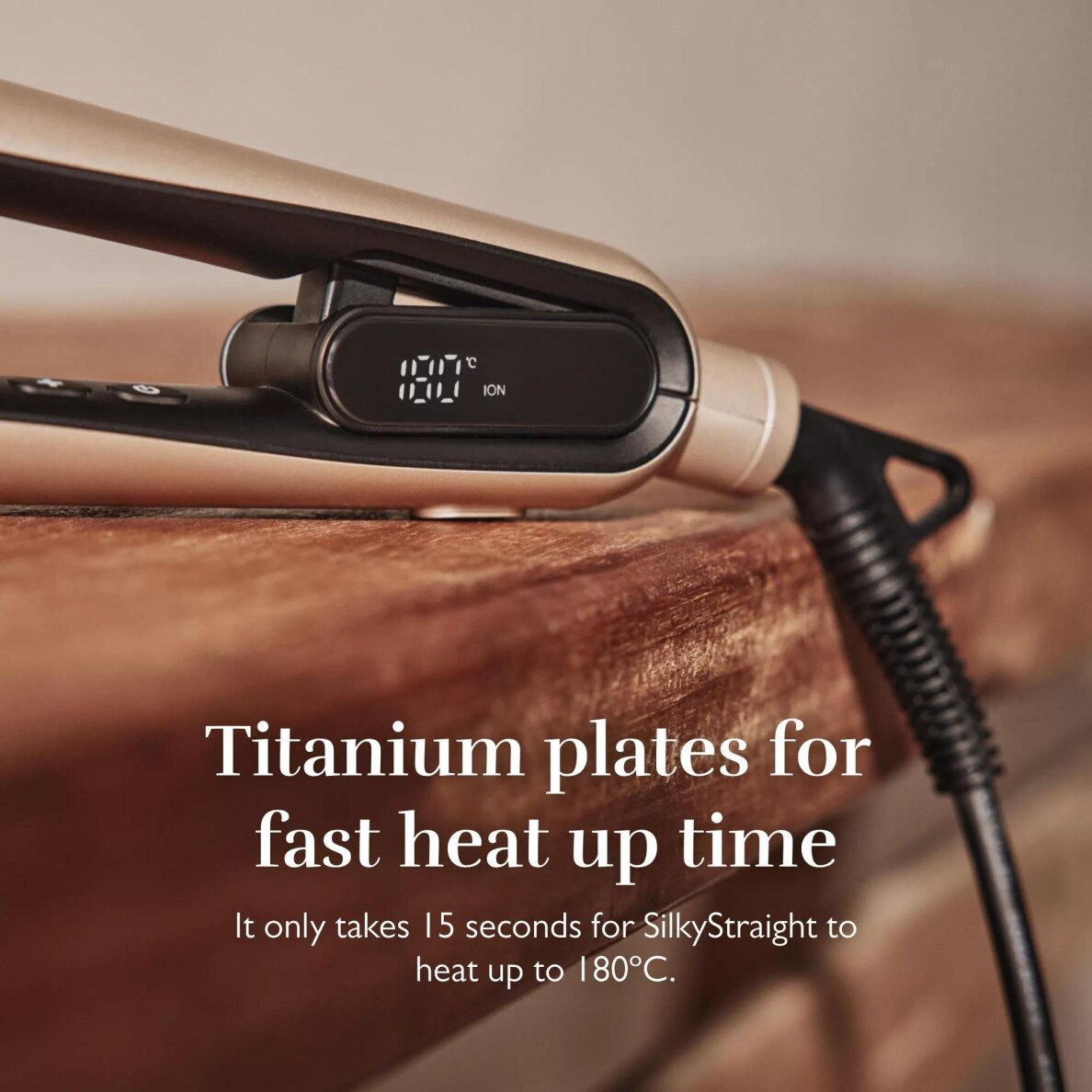 Infrapuna hiusten suoristusrauta SilkyStraight 11
