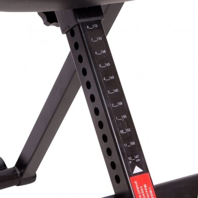 Kūno tempimo inversinis stalas inSPORTline Inverso Heaty 7