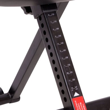 Body stretching inversion table inSPORTline Inverso Heaty 7