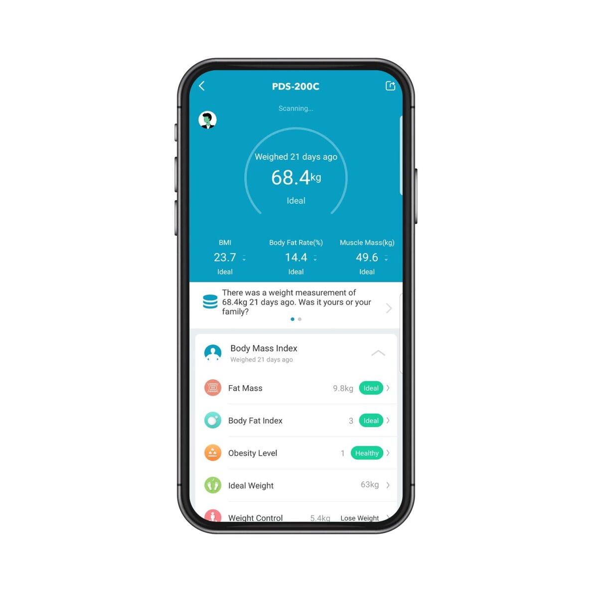 Nutikad kehakaalud Lanaform PDS-200C 6