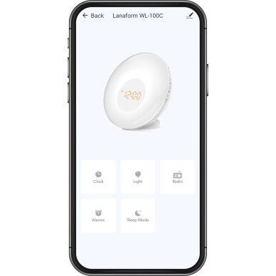 Connected sunrise & sunset simulator Lanaform WL‑100C 9