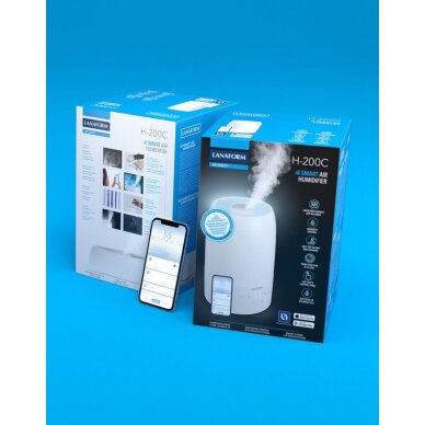 Inteligentny nawilżacz powietrza Lanaform Smart H-200C 9 Inteligentny nawilżacz powietrza Lanaform Smart H-200C 9
