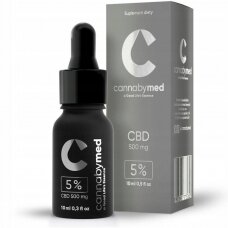 Kanepi CBD õli CannabyMed Gold 10 ml 5% 500 mg