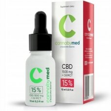 Kanepi CBD õli CannabyMed Raw 10 ml 15% 1500 mg