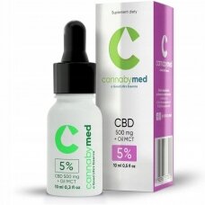 Kanepi CBD õli CannabyMed Raw 10 ml 5% 500 mg