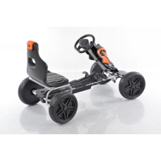 Karting velomobiil Go-Kart 1504 Black (lastele 5-12 aastat)
