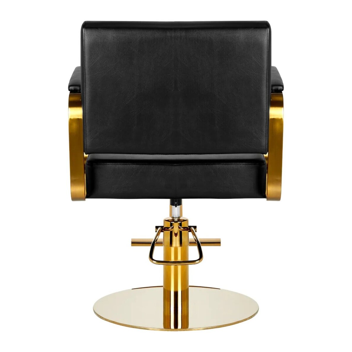 Hairdressing chair Gabbiano Genua Gold Black 3