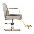 Frizieru krēsls HAIR SYSTEM HAIRDRESSING CHAIR ACRI BIEGE GOLD