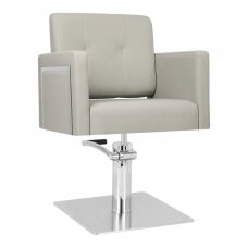 Kirpyklos kėdė GABBIANO PROFESSIONAL HAIRDRESSING CHAIR BERGAMO GREY