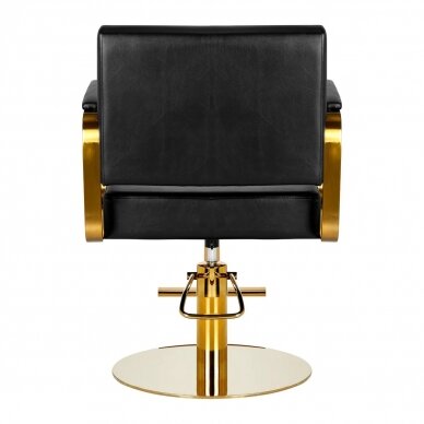 Fotel fryzjerski Gabbiano Genua Gold Black 3