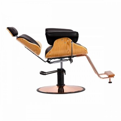 Kampaamotuoli HAIRDRESSING CHAIR FLORENCE BELLA ADJUSTABLE BACK BLACK 5 Kampaamotuoli HAIRDRESSING CHAIR FLORENCE BELLA ADJUSTABLE BACK BLACK 5