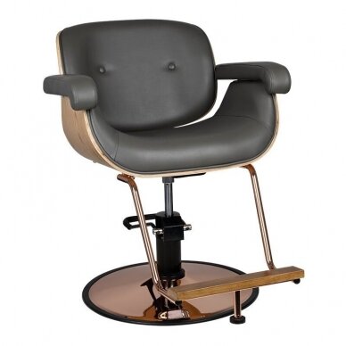 Frizieru krēsls HAIRDRESSING CHAIR VENICE MARINE GRAY