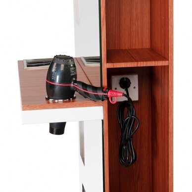 Friseurkonsole mit Spiegel Gabbiano B058 Cherry 7