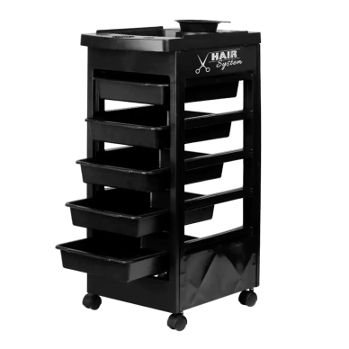Kirpyklos vežimėlis Hair System 8-5 Black 2