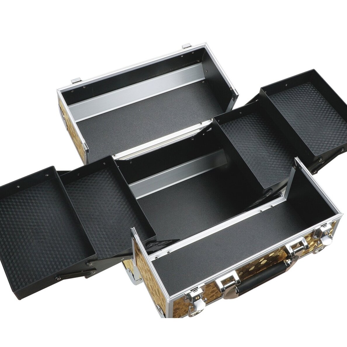 Kosmeetiline ümbris Professional Style XL Gold 1 Kosmeetiline ümbris Professional Style XL Gold 1