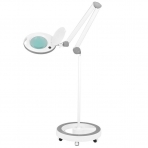 Kosmetoloģijas LED lampa ar lupu 5D 8W (stāvlampa ar riteņiem)