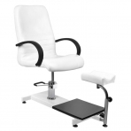 Pedikiūro krėslas su pėdų vonele HYDRAULIC PEDI SPA WHITE