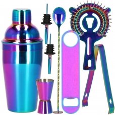 Kokteiļu gatavošanas komplekts PARTY KING SET, 500ml 8gab. HOLOGRAMIC
