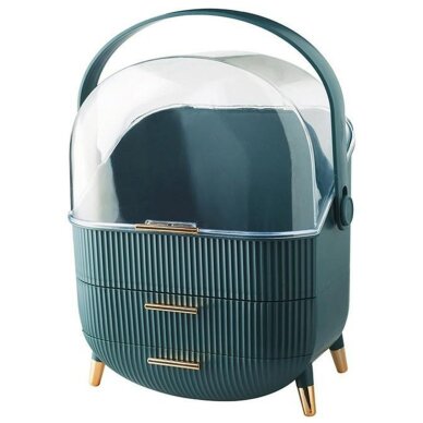 Kosmetiikkalaatikko ELEGANCE STYLE Green 1 Kosmetiikkalaatikko ELEGANCE STYLE Green 1