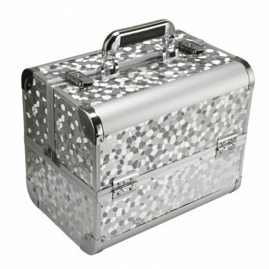 Kufer na kosmetyki Professional Style XL Silver