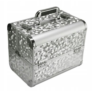 Kosmētikas lāde Professional Style XL Silver