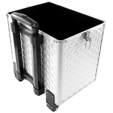 Косметический чемодан на колесиках Professional 3in1 Silver 7