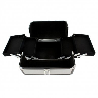 Kosmētikas lāde Professional Style Grey Black 1