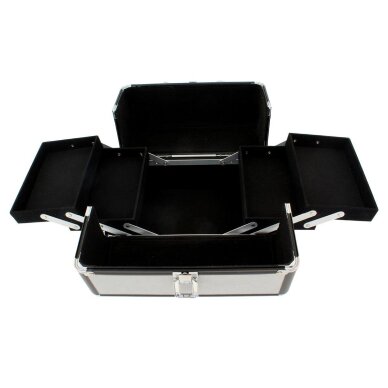 Kosmētikas lāde Professional Style Grey Black 1