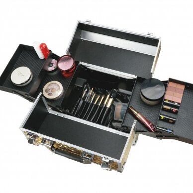Cosmetic suitcase Elegant Style, Gold 3