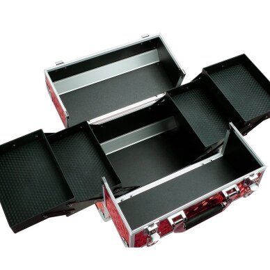 Kosmeettinen matkalaukku Professional Style XL Red 1 Kosmeettinen matkalaukku Professional Style XL Red 1