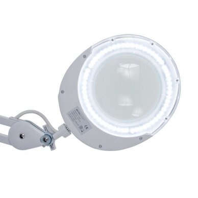 Kosmetische LED-Lampe mit Lupe ELEGANTE 60LED 5D 6W (am Tisch befestigt) 4