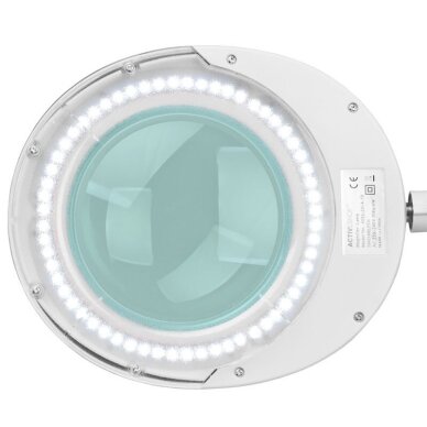 Kosmetologinė LED lempa su lupa ELEGANTE 60LED 5D 6W (tvirtinama prie stalo) 1