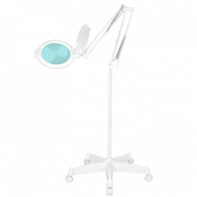 Kosmetoloogia LED-lamp koos luubi ja statiiviga GLOW MOONLIGHT 5D/6 10W WHITE