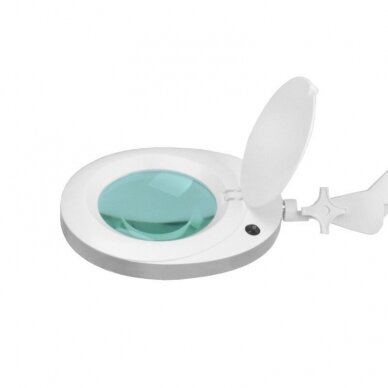 Kosmetoloģijas LED lampa ar lupu un statīvu ELEGANTE 60LED 5D 6W WHITE 3