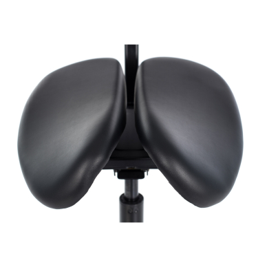 Kosmetoloogiline stool Professional Massage Master with Backrest Black 4