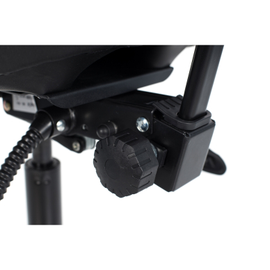 Kosmetoloģijas taburete Professional Massage Master with Backrest Black 7