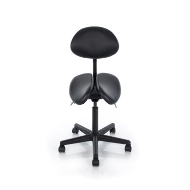 Kosmetologinė meistro kėdė Professional Massage Master with Backrest Black 2