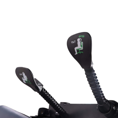 Kosmetoloogiline stool Professional Massage Master with Backrest Black 9