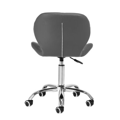 Kosmetologinė meistro kėdutė QS-06 Grey 3 Kosmetologinė meistro kėdutė QS-06 Grey 3