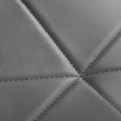 Kosmetologinė meistro kėdutė QS-06 Grey 4 Kosmetologinė meistro kėdutė QS-06 Grey 4