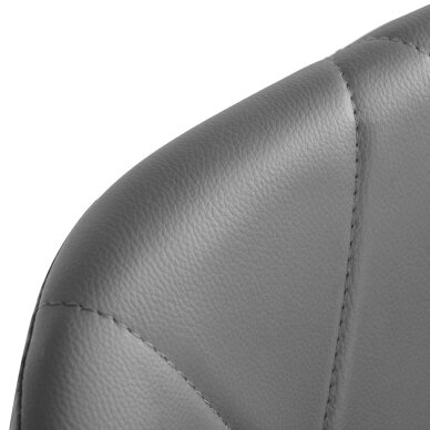 Kosmetologinė meistro kėdutė QS-06 Grey 5 Kosmetologinė meistro kėdutė QS-06 Grey 5