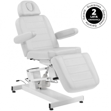 Kosmetoloģijas krēsls AZZURRO ELECTRIC WHITE 4
