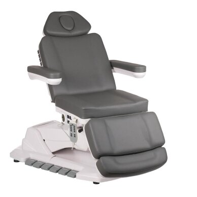 Cosmetology chair BR-6686 Electric 4 Motor Heating Grey 1
