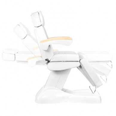 Kosmetoloģijas krēsls ELECTRIC 3 MOTORS LUX WHITE 10