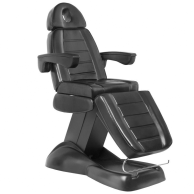 Kosmētikas krēsls ELECTRIC 3 MOTORS LUX BLACK