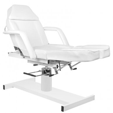 Krzesło kosmetyczne HYDRAULIC PEDI WHITE 1
